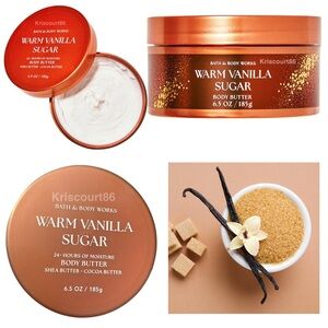 BBW Warm Vanilla Sugar Body Butter NEW